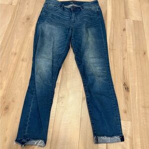 Abercrombie & Fitch Dark Blue Ankle Jeans